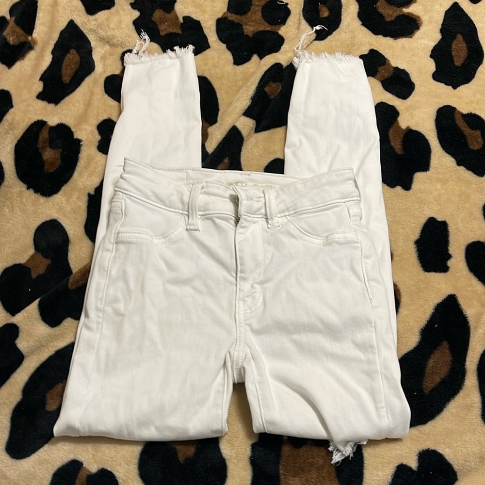 Women’s white american eagle pants